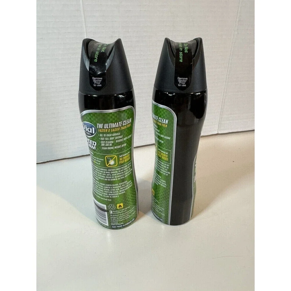 2-Dial Men Speed Foam Body Wash Ultra Clean NEW RARE Discontinued